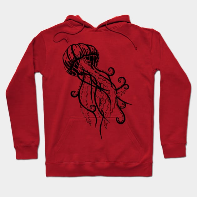 Transparent Jellyfish Hoodie by MissLohva